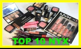 Top 10 NYX Favorites with HollieEatsLipstick