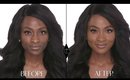 How to cover up large pores: Charlotte Tilbury Magic Foundation Makeup Tutorials with BeautybyJJ