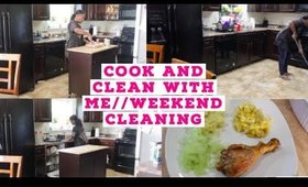 COOK AND CLEAN WITH ME//WEEKEND CLEANING//SPEED CLEANING 2020
