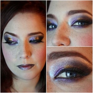 This is actually a look my friend Dustin (dustyohunter on youtube) did on me.

Check the link for the tutorial. http://youtu.be/CyfdOKLXRwQ