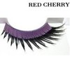 Red Cherry Shimmer & Feather Lashes - 80'S FLASH