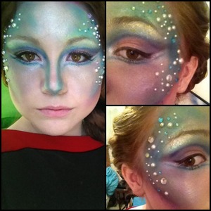 very fun mermaid look! 