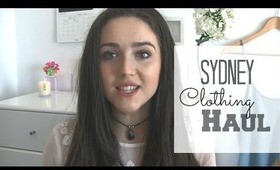 Sydney Clothing Haul!