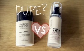 Dupe? MUFE vs Catrice