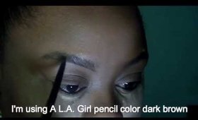 Quick and easy eyebrow tutorial back to school edition