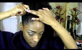 Natural Hair: Messy Bun Tutorial