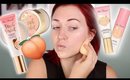 FOUNDATION WEAR TEST OVER ACNE- Too Faced Peaches & Cream Collection