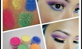 Neon Rainbow Makeup Tutorial Feat. Sugarpill's ElektroCute Collection