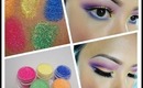Neon Rainbow Makeup Tutorial Feat. Sugarpill's ElektroCute Collection