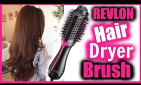 Revlon Hair Dryer Brush Tutorial + Review │ One-Step Hair Dryer and Volumizer Demo