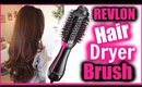 Revlon Hair Dryer Brush Tutorial + Review │ One-Step Hair Dryer and Volumizer Demo