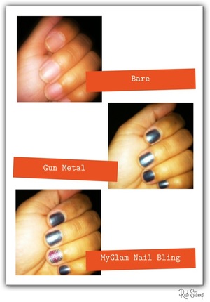 using d nail bling from the May 2012 Glam Bag...