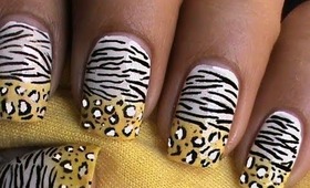 Leopard Nails Zebra Nail Art Designs Ombre Gradient How To With Nails Design Nail Art About