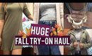 HUGE FALL TRY-ON HAUL 2015| Olives, Taupes, Denim & More