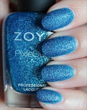 From the Summer PixieDust Collection. Click here for my in-depth review and more swatches: http://www.swatchandlearn.com/zoya-liberty-swatches-review/