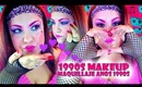 1990s Makeup For Halloween 2013 - noche de brujas 2013 tutorial #1