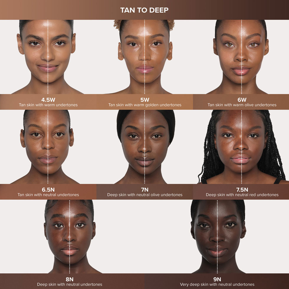 Anastasia Beverly Hills Impeccable Blurring Second-Skin Matte Foundation in Deep Shades