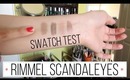 Rimmel Scandaleyes Eye Shadow Paint Swatch Test | Laura Neuzeth