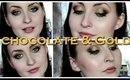 Chocolate & Gold Makeup