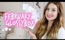 February Glossybox Unboxing (makeup, body + hair products) | vlogwithkendra