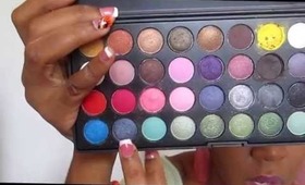 BH Cosmetics Party Girl Pink and Blue Tutorial