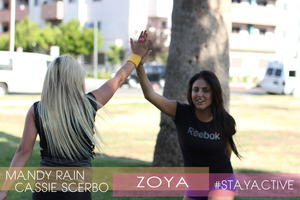 Staying Active with Cassie Scerbo #ZOYA