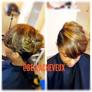 Wash and style and color by me 