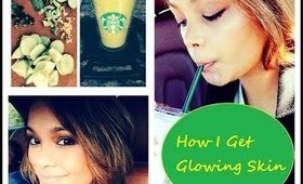 How I Get Glowing Skin | Green Beauty Smoothie + 200 Subscriber GIVEAWAY (CLOSED)