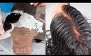 How To Bleach The Knots on a Full Lace Wig | My First Attempt!