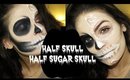 Half Skull, Half Sugar Skull | #13DaysofHalloween