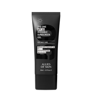 Allies of Skin The One SPF 50 Invisible Sunscreen Gel 20 ml