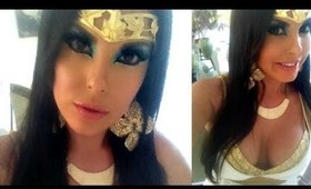 Cleopatra Inspired Makeup (Halloween)