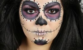 Sugar Skull Makeup Tutorial For Halloween