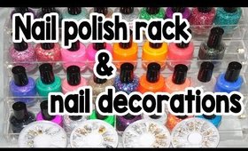 Banggood.com | Acrylic Nail Polish Rack & Nail Decorations