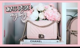 WHAT'S INSIDE MY CHANEL BOY BAG