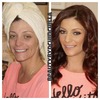 Before and After Glam Makeover