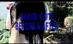 NEW HAIR CUT!  I cut off 8 inches of hair! (Before & After) - AprilAthena7