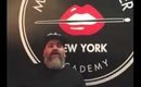 James Vincent at MAKE UP FOR EVER Academy in NYC