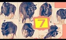 ★7 EASY HAIRSTYLES WITH JUST A PENCIL!  LONG HAIR TUTORIAL - UPDOS BUNS PONYTAILS BRAIDS FOR SCHOOL