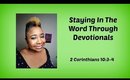 Devotional Diva - Staying In The Word Through Devotionals