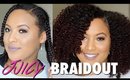 HOW TO ⇢ JUICY and MOISTURIZED Braidout || Updated 2018