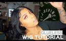 Super Easy Glueless Lace Frontal Wig install  (NO GOT2B)