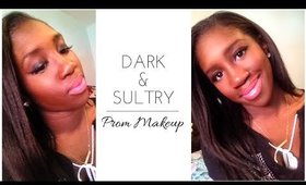 Dark & Sultry Smokey Eye with a Pop of Color | Prom Makeup Tutorial