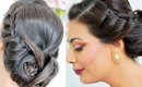 Long Hair | Side Braid | Low Roll | Elegant Grecian | Wedding Prom Hairstyle