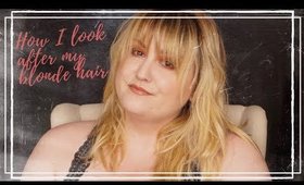 How I look after my blonde hair | Bonnie Craig