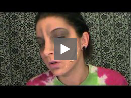 Zombie Makeup Looks: Flesh Wounds Zombie