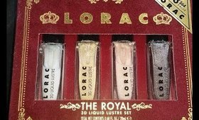 LORAC 3D LUSTURE DROPS DEMO AND SWATCHES