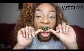 MY GAP GRILLZ TURNED MY TEETH GREEN!|SHAREESLOVE