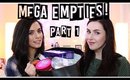 Mega EMPTIES! Part 1 ft. FitMakeup | LetzMakeup