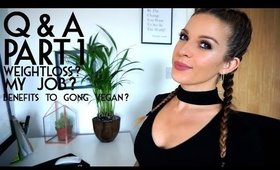 Q&A Weightloss on a  vegan diet